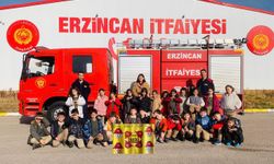 Minik Öğrencilerden İtfaiyeye Renkli Ziyaret!