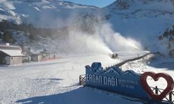 Ergan Dağı'na 32 Saat Kar Yağacak! VİDEO)
