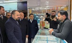 AK Parti Heyetinden Bakırcılar Çarşısı Esnafına Ziyaret