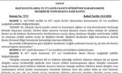 Aday Memurlukta Kritik Değişiklik: İlişik Kesme Şartları ve Disiplin Süreçleri Yeniden Düzenlendi
