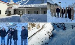 Kaymakam Arıkan’dan Çığ Bölgesinde İnceleme Sonrası Başbağlar Karakolu’na Moral Ziyareti