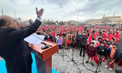 Erzincan'da “İstiklal Bayrakla, İstikbal Maarifle” Yürüyüşü (VİDEO)