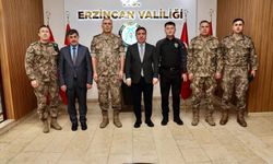 Erzincan’da Üst Düzey Güvenlik Heyetinden Vali Aydoğdu’ya Ziyaret
