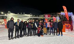 Erzincan’da Kurumlar Arası Kar Voleybolu Turnuvası Tamamlandı