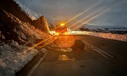 Kemah’ta Tehlike Saçan Anlar: Kopan Kayalar Yola Düştü (VİDEO)