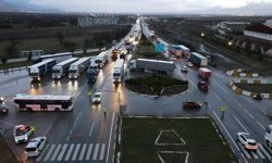 Erzincan'da Kar Yağışı Ulaşımı Aksattı (VİDEO)