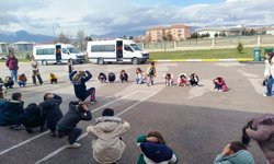 Minik Öğrencilerden Erzincan İtfaiyesine Ziyaret