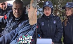 Zabıta ışınlanmayı buldu! Erzincanlı sürücünün zor anları!