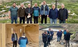 Vakıflar Genel Müdürü Aksu'dan Kemah'taki tarihi alanlara yakın inceleme