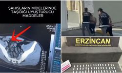 Pes Dedirten Yöntem! Uyuşturucuyu Midelerinde Taşıdılar (VİDEO)