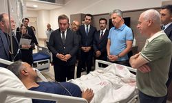Vali Aydoğdu’dan Başkan Elçi’ye Geçmiş Olsun Ziyareti