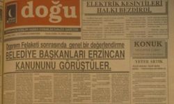34 Yıl Önce Bugün: Belediye Başkanları Erzincan İçin Bir Araya Geldi