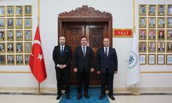 Basın İlan Kurumu ve İletişim Müdürlüğü'nden Vali Aydoğdu'ya Ziyaret