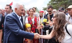 Binali Yıldırım Orçul Festivali'nde Hemşehrileriyle Buluştu