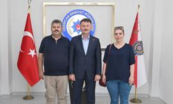 Polis Başmüfettişi Şerafettin Demir’den Emniyet Müdürü Baybaba’ya Ziyaret