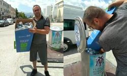 Erzincan’da depozito iade çilesi: Biriken şişeleri çöpe boşalttı