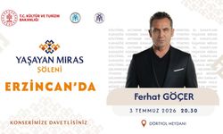 Ünlü Şarkıcı Ferhat Göçer Erzincan'da Sahne Alacak