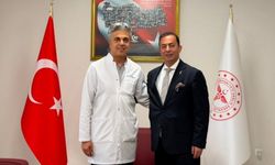 Görev Süresi Dolan Tıp Fakültesi Dekanı Kantarcı’dan Başhekim Kuyrukluyıldız’a Veda Ziyareti