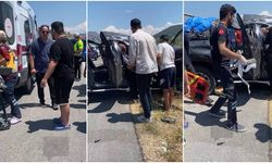 Refahiye'de Kaza: 2 Yaralı, Birinin Durumu Ağır (VİDEO)
