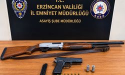 Erzincan’da Polis Uygulamasında Ruhsatsız Silah Ele Geçirildi