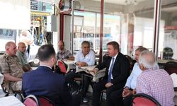 Vali Aydoğdu Üzümlü’de Vatandaş ve Esnafla Buluştu