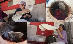 50 Derecelik Tandır Başında Zorlu Mesai (VİDEO)
