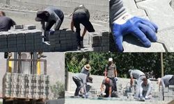 Akyazı Mahallesi'nde Parke Çalışmaları Sürüyor