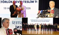EBYÜ'de Tarihi Devir Teslim: Bayrak, Ufuk Kuyrukluyıldız’a Geçti