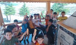 İliç'te Yaz Kur'an Kursu Öğrencilerine Dondurma Sürprizi