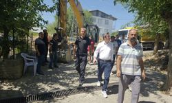 Kışlacık köyünde yangın sonrası çalışmalar sürüyor