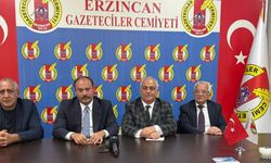 MHP Erzincan yönetiminden Gazeteciler Cemiyeti’ne ziyaret
