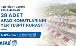 Kemah’ta 28 AFAD Konutu İçin Kura Heyecanı