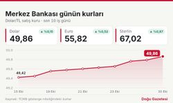 30 Ekim döviz kurları: Dolar 49,86, Euro 55,82, Sterlin 67,02 lira