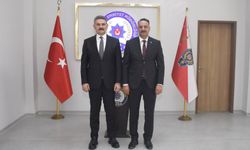 İliç Belediye Başkanı Mehmet Elçi’den Emniyet Müdürü Doköz’e ziyaret