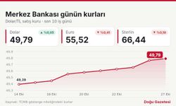 Merkez Bankası'na göre dolar 49,79, euro 55,52 liradan satılıyor