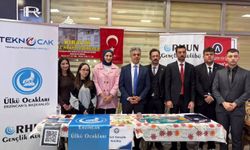 Rektör Kuyrukluyıldız’dan Orhun Gençlik Kulübü Standına Ziyaret