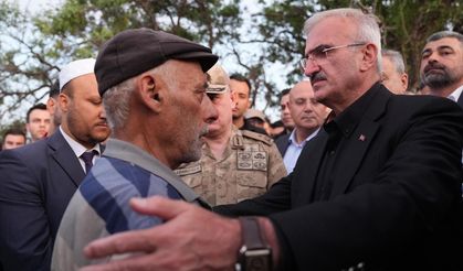 İçişleri Bakan Yardımcısı Karaloğlu, Mardin'deki anız yangınında ölenlerden 4 kişinin cenazesine katıldı