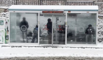 Gümüşhane'de kar hayatı felç etti