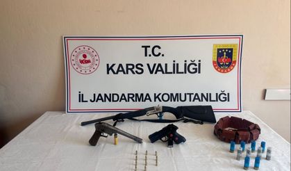 Kars Arpaçay’da Yasa Dışı Silah Operasyonu: 4 Şüpheli Gözaltında