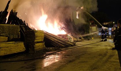 Keresteciler Sitesi'nde yangın