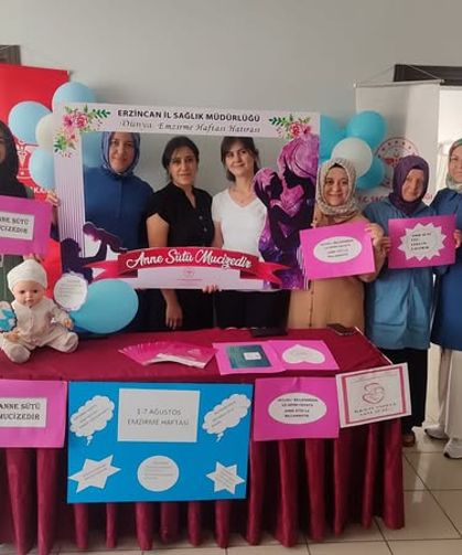 Erzincan’da Emzirme Haftası’na Özel Bilgilendirme Standı Açıldı