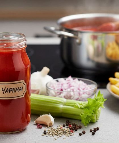 İki Aşamalı Ev Ketçabı Tarifiyle Kışlık ve Yazlık Lezzet