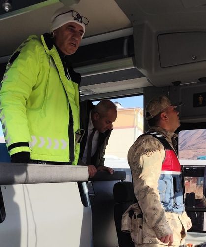 Üzümlü’de Öğrenci Servislerine Sıkı Denetim