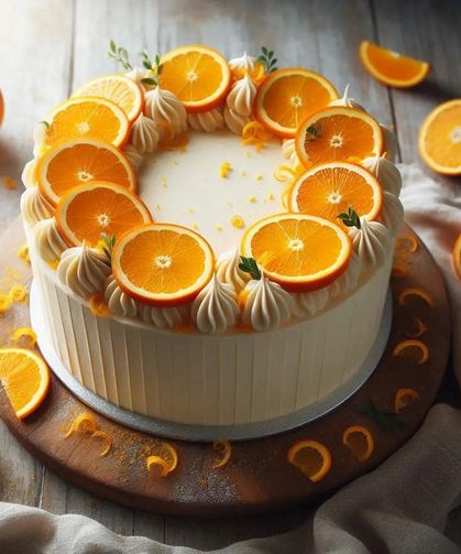 Portakallı Pasta ile Pazar Neşesi