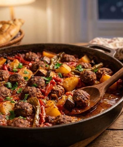 İftara, Lokanta Usulü Dokunuş: Sebzeli Misket Köfte