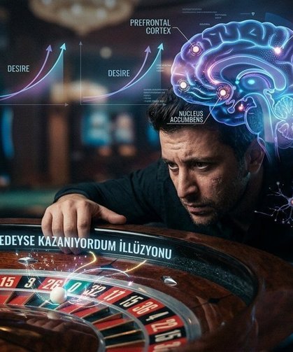 Bağımlılığının Ardındaki Gizem! Beynin "Neredeyse Kazanıyordum" İllüzyonu