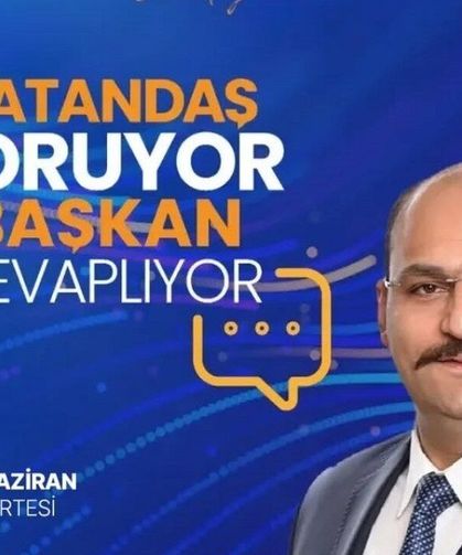 Başkan Atmaca Halkın Sorularını Yanıtlayacak