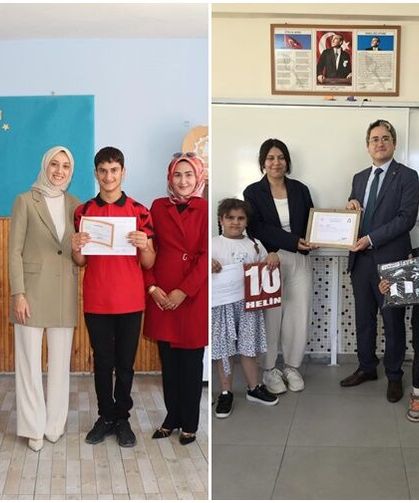 İlçelerde Karne Sevinci Paylaşıldı