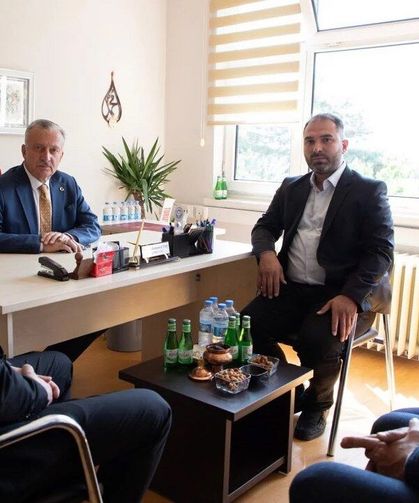 Doç. Dr. Muhammed Taş'a Rektörden Tebrik Ziyareti