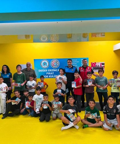 Değer Erzincan Spor Kulüpleri Projesi Kapsamında Öğrencilere Güvenlik Eğitimi